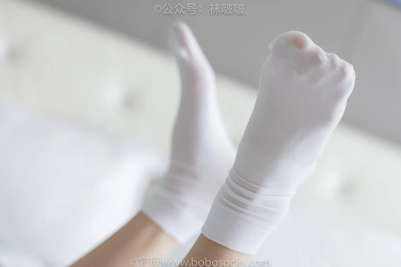 [BoBoSocks袜啵啵]NO.033 稚予-贝壳头、天鹅绒黑袜、天鹅绒白袜 [154P]插图3
